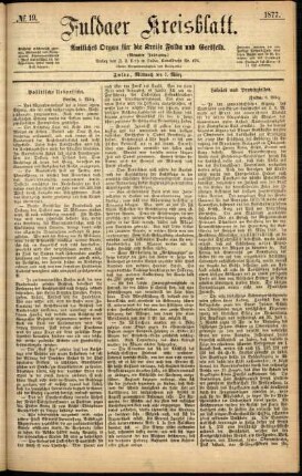 Ausgabe vom Mittwoch, den 07. März 1877.