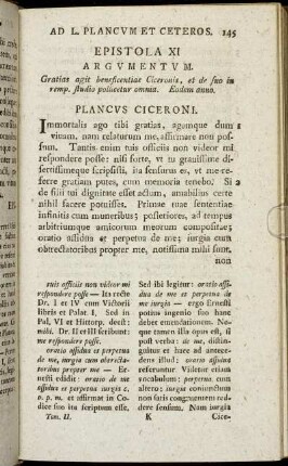 Epistola XI - Epistola XX