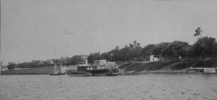 Dampfer "Omdurman" am Ufer des Blauen Nils in Khartum [Reise nach dem Sudan, Band 1]