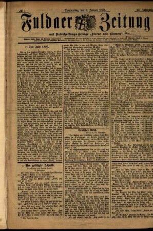 Ausgabe vom Donnerstag, den 02. Januar 1896.