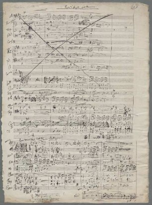 Cenerentola, Excerpts. Sketches - BSB Mus.ms. 23153-10 : [caption title:] Coro d'Angeli, poi Mamma.