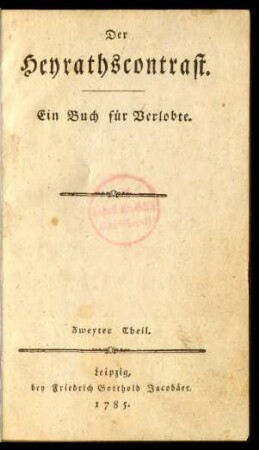 Th. 2: Der Heyrathscontrast