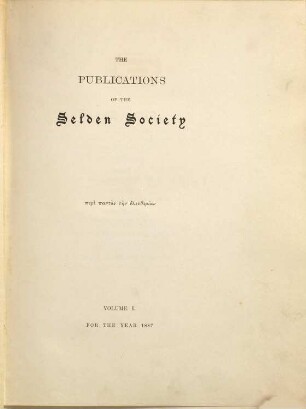 Select pleas of the crown, 1