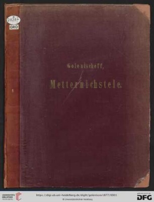 Die Metternichstele in der Originalgröße