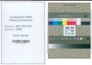 Entnazifizierung Werner Koch , geb. 10.09.1906 (Automeister)