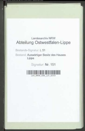Rechnungen der Ulenburg