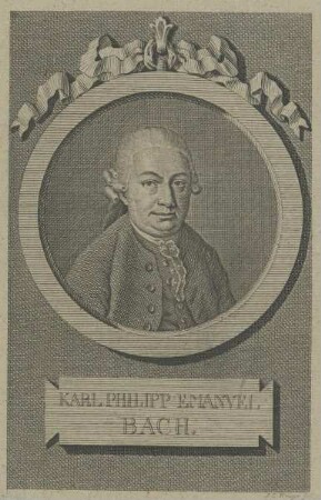 Bildnis des Karl Philipp Emanuel Bach
