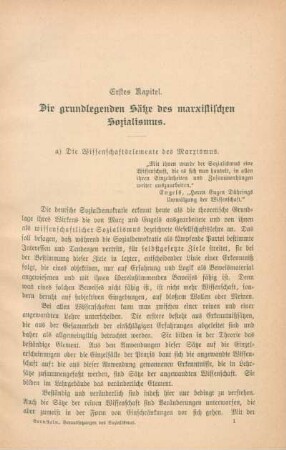 Die grundlegenden Sätze des marxistischen Sozialismus