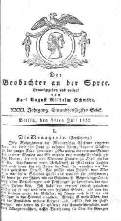 31. Stueck, 30. Juli 1832