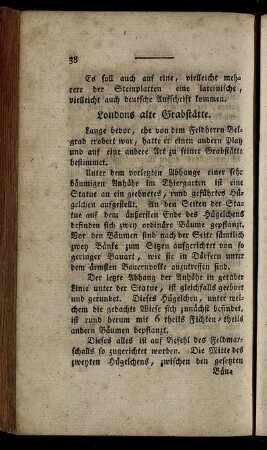 Loudons alte Grabstätte.