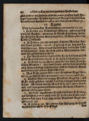 17. Capitel. Von Refutation der Frohnischen continuation a p. 525.