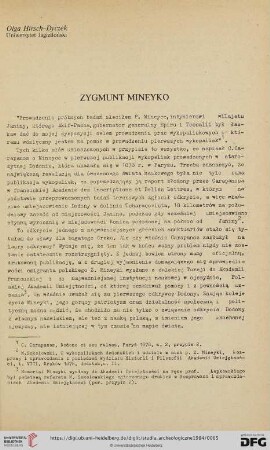 Zygmunt Mineyko