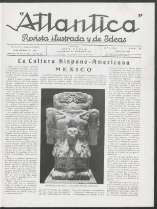 La cultura hispano-americana - México