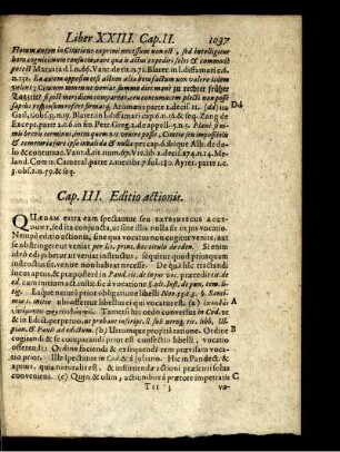 Cap. III. Editio actionis