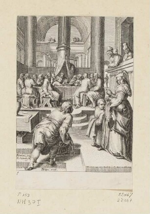 Abendmahl, Blatt 1 der Folge "Passionsgeschichte"