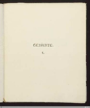 [Hymnen (Hymnen Pilgerfahrten Algabal)] - [Sammelhandschrift] - Gedichte 2 - StGA-George I,0207 : [SW II: H5(Hymnen)]