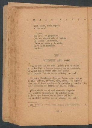 XIII - Whiskey and soda