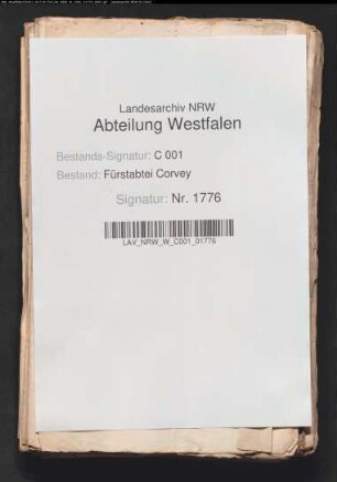 Prozeß der von Dalwigk gegen die von Haxthausen wegen der Lehngüter Oldendorf, Bökendorf, Königsloh und Abbenburg