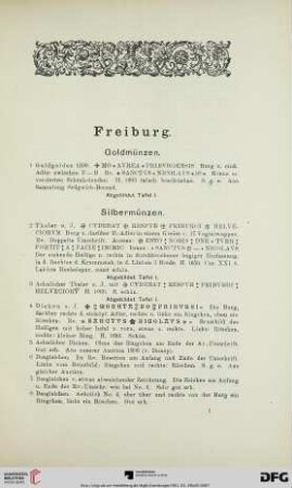 Freiburg (Nr. 1-43)