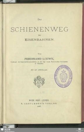Der Schienenweg der Eisenbahnen