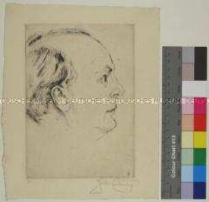 Porträt des Schriftstellers Herbert Eulenberg