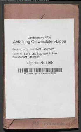 Erblasser: Finger, Christian, geb. Holtheim: