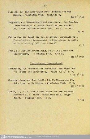 Musikpraxis, Gesangskunst