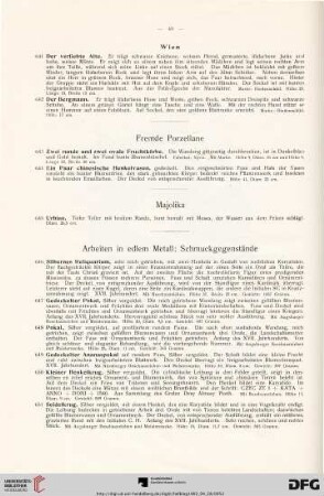 Majolika (Nr. 645)