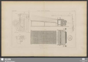 Pl. XXVII. Tissage. Machines préparatoires