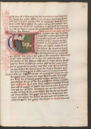 Initiale U: Lamm Gottes und Quell des Lebens
