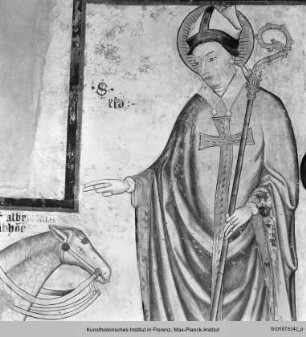 Der Heilige Eligius und der Heilige Antonius Abbas