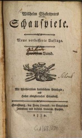 Willhelm Shakespears Schauspiele, Zwölfter Band. [Macbeth]