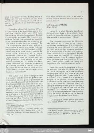 La Synagogue d'Ahrida (Illus. 34-40)