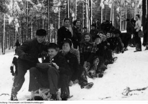 Altenberg, 2. Wintersportmeisterschaften des Landes Sachsen, Volkssport, Ablegen des Wintersport-Abzeichens, 16.-21. Januar 1951