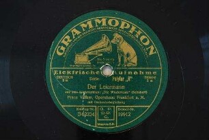 Der Leiermann : aus dem Liederzyklus: "Die Winterreise" / (Schubert)