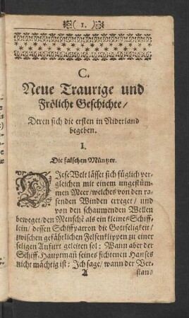 I. Die falschen Müntzer.