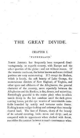 THE CREAT DIVIDE