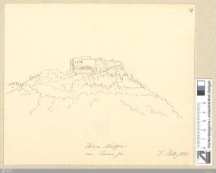 Hohen-Neuffen von Beuron her