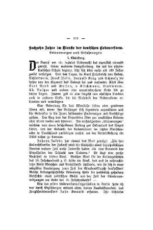 Sechzehn Jahre im Dienste der deutschen Bodenreform