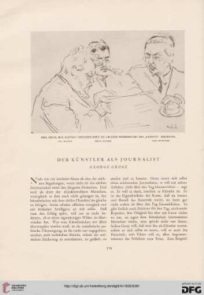 Der Künstler als Journalist