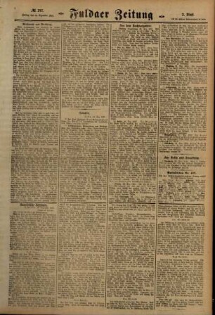 Zweite Ausgabe vom Freitag, den 24. Dezember 1915.