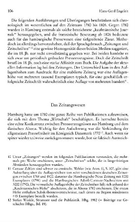 Das Zeitungswesen