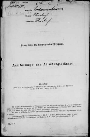 Erdmannshausen (Dekanat Marbach)