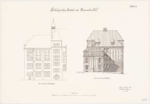 Pathologisches Institut der Christian-Albrechts-Universität Kiel: S-(Teil-)Ansicht 1:100