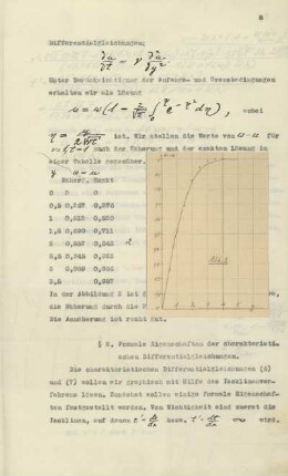 § 2. Formale Eigenschaften der charakteristischen Differentialgleichungen.