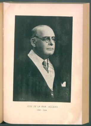 [Retrato de] José de la Riva-Agüero, 1885-1944