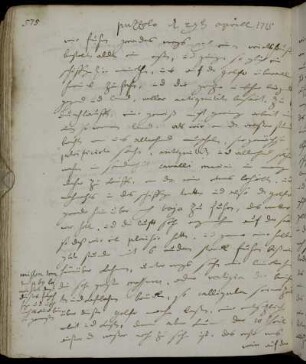 Pozzuoli 29. April 1715