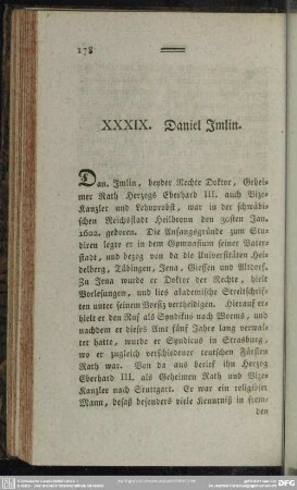 XXXIX. Daniel Imlin