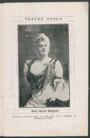 Mme. Maria Magnier [Fotografía]