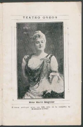 Mme. Maria Magnier [Fotografía]